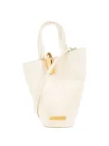 Jacquemus Le Petit Bambola Shopper Bag - Jacquemus - Leather - White - Neutrals