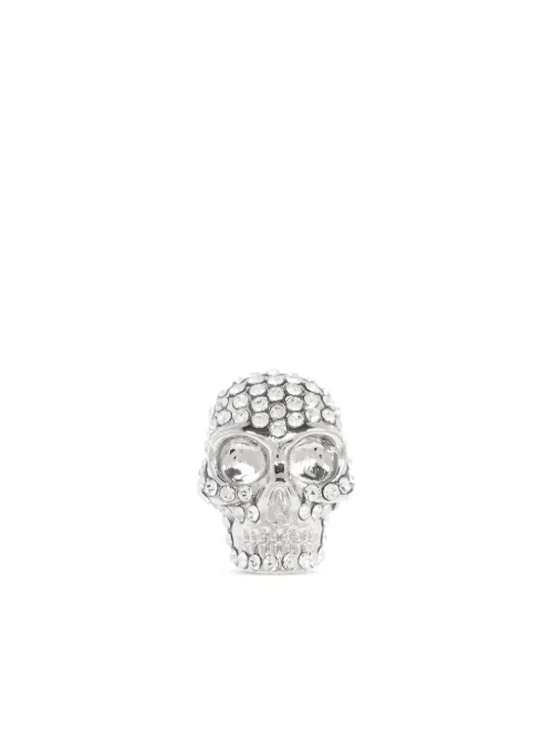 Boucle d'oreille tête de mort - Alexander McQueen - Modalova