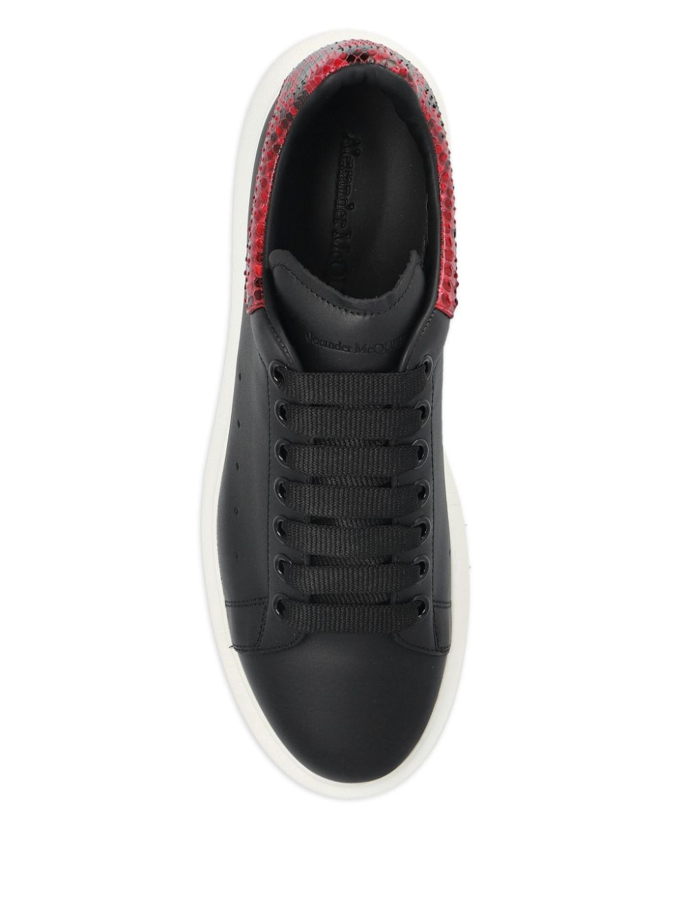 Alexander McQueen leather sneakers Black