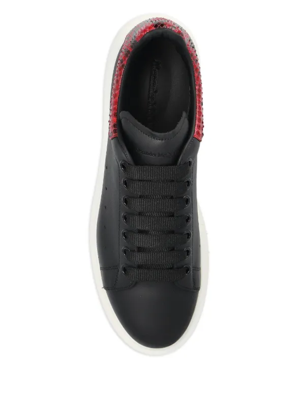 Alexander McQueen Leather Sneakers | Black | FARFETCH