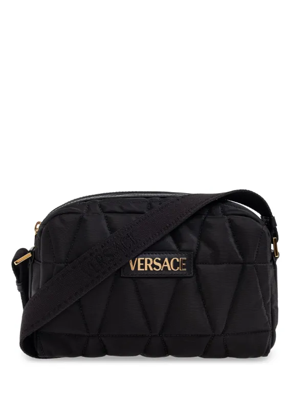 VERSACE ブラック ショルダーバッグ VERSACE ブラック ショルダーバッグ