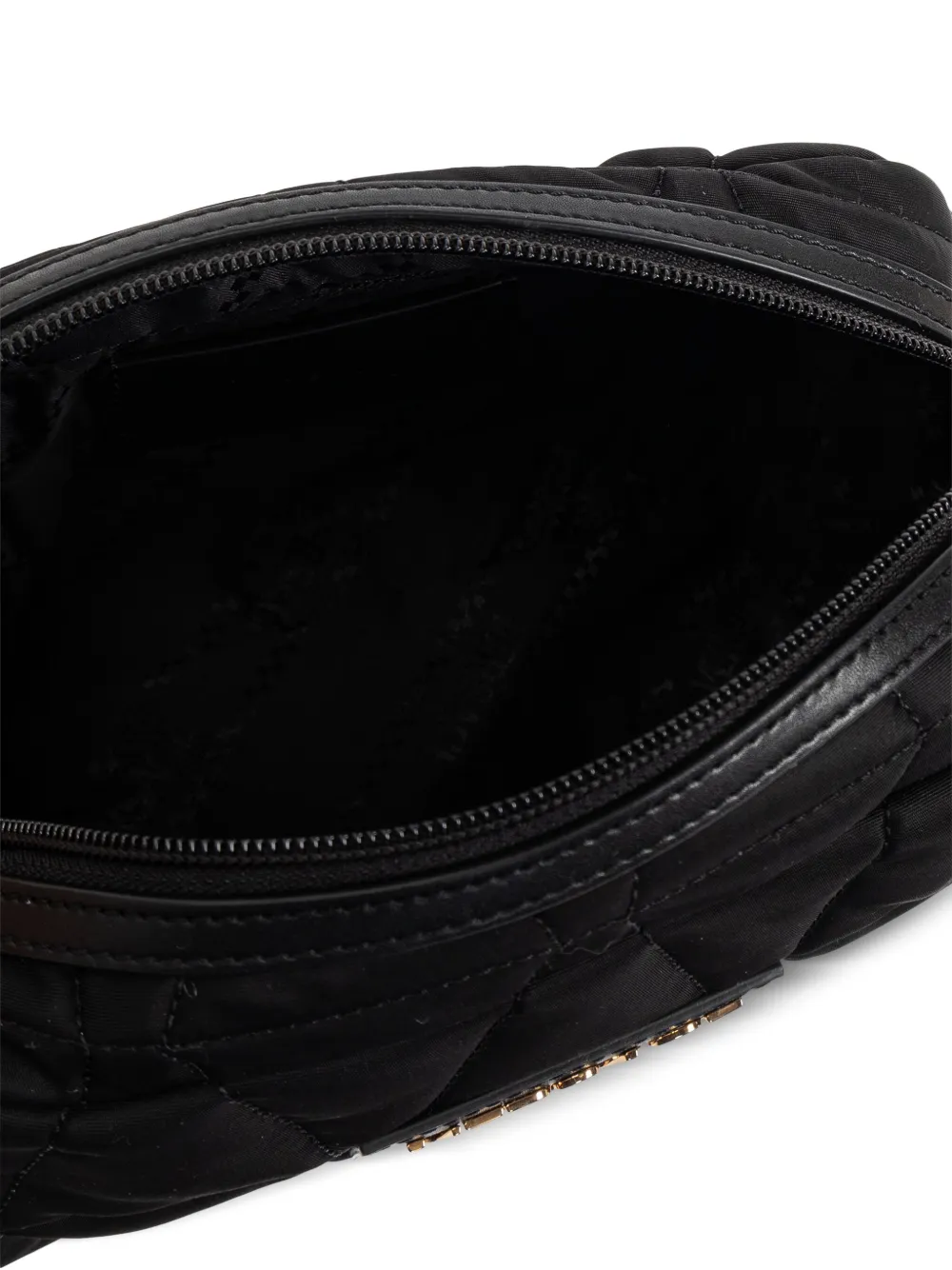Versace Myth gewatteerde crossbodytas Zwart