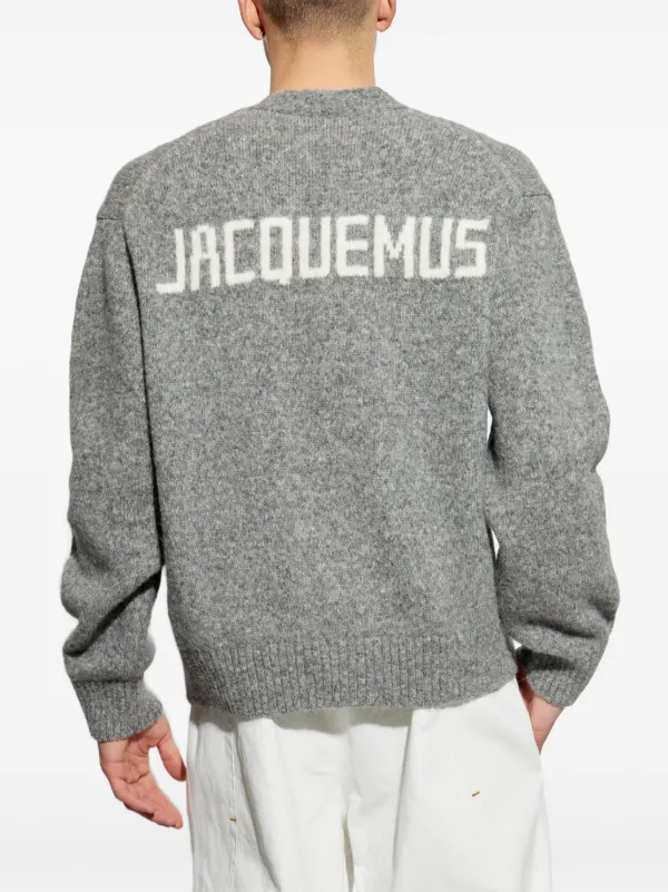 JACQUEMUS カーディガン Jacquemus - THE GREY BUTTON-DOWN CARDIGAN – LE LABO STORE