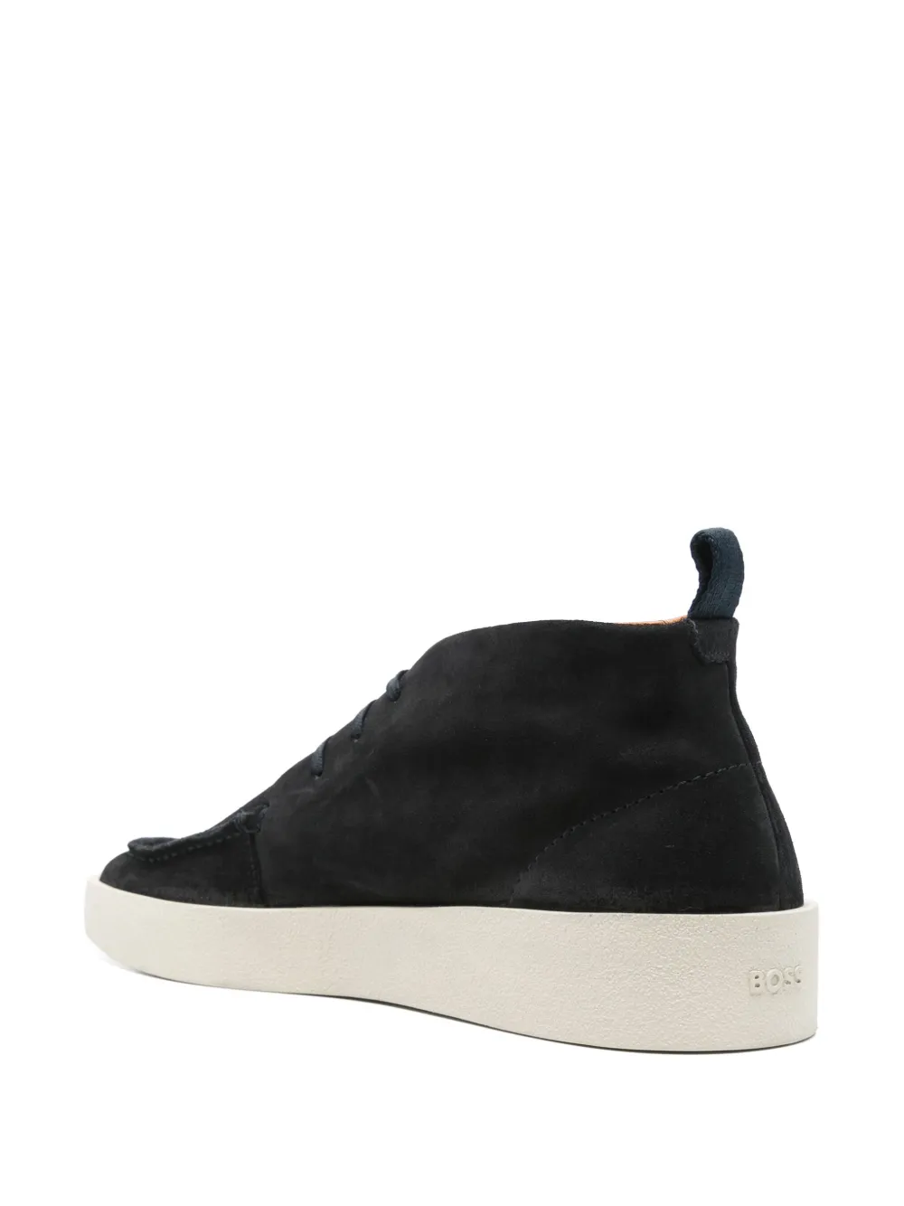 BOSS suede boots Blue