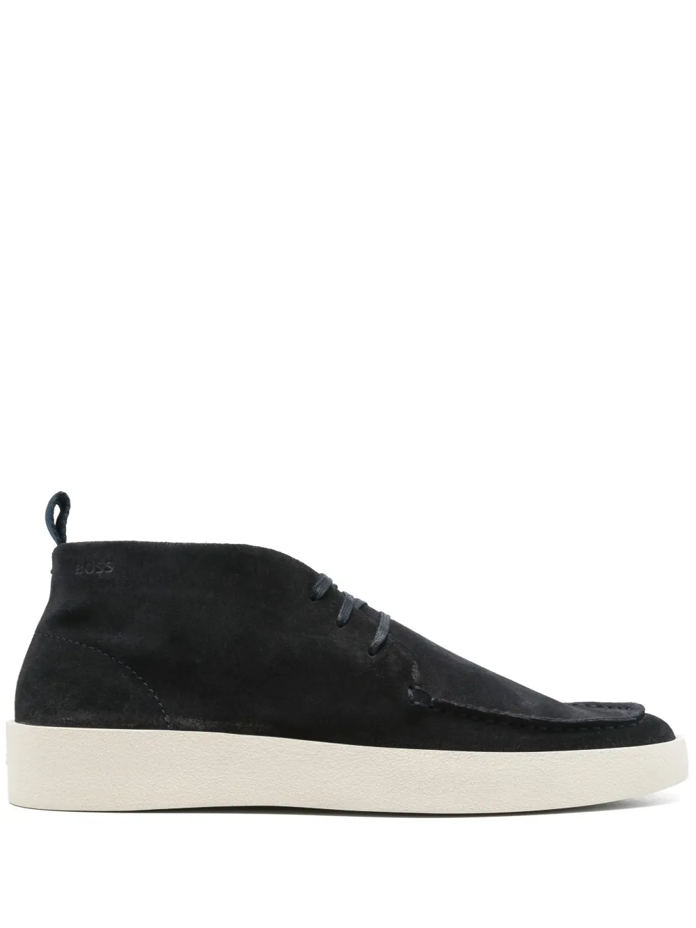 BOSS suede boots Blue