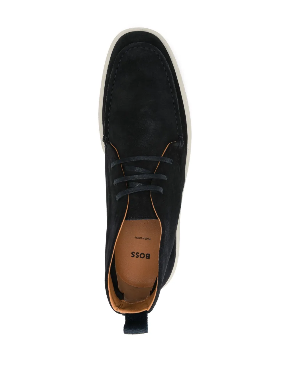 BOSS suede boots Blue