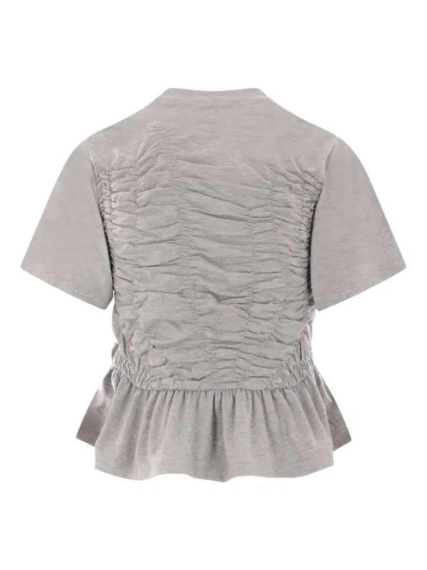 cecilie bahnsen Tシャツ グレー M ACE | TOP JERSEY GREY MELANGE
