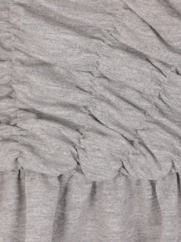 Cecilie Bahnsen シャーリング Tシャツ | グレー | FARFETCH JP