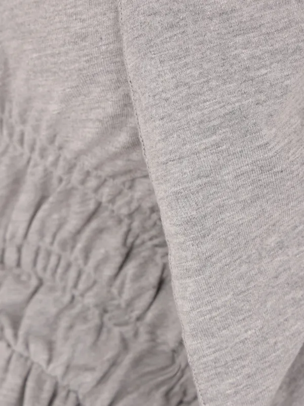 Cecilie Bahnsen シャーリング Tシャツ | グレー | FARFETCH JP