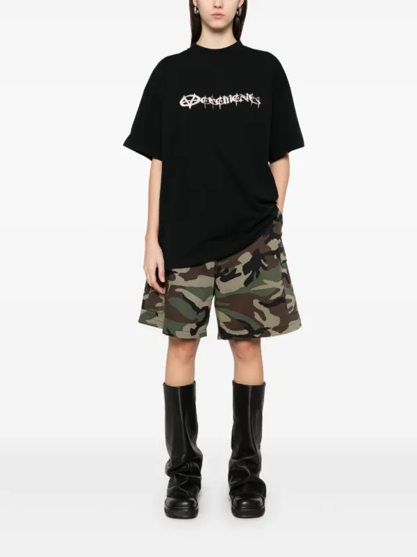 VETEMENTS camouflage-pattern Cargo Shorts | Green | FARFETCH TR