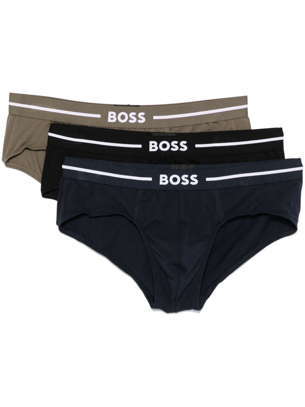 logo-waistband briefs (pack of three)