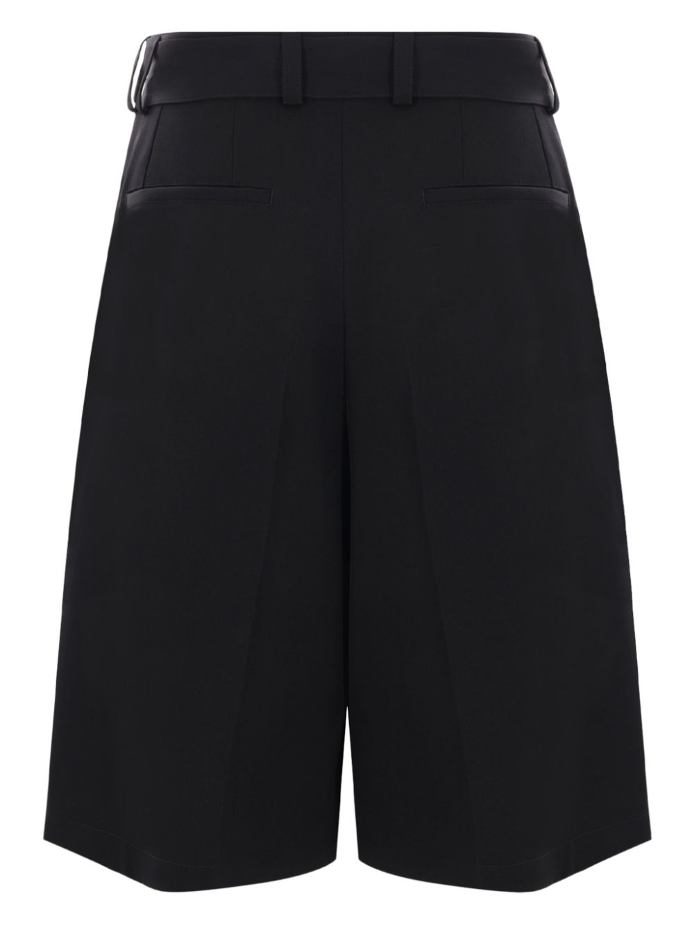 Jil Sander gabardine bermuda shorts - Zwart