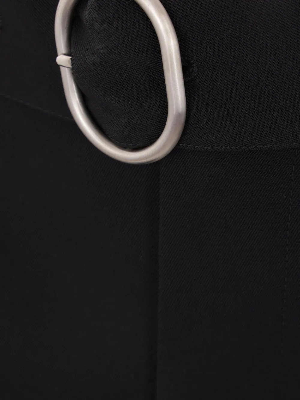 Jil Sander Gabardine bermuda shorts Zwart