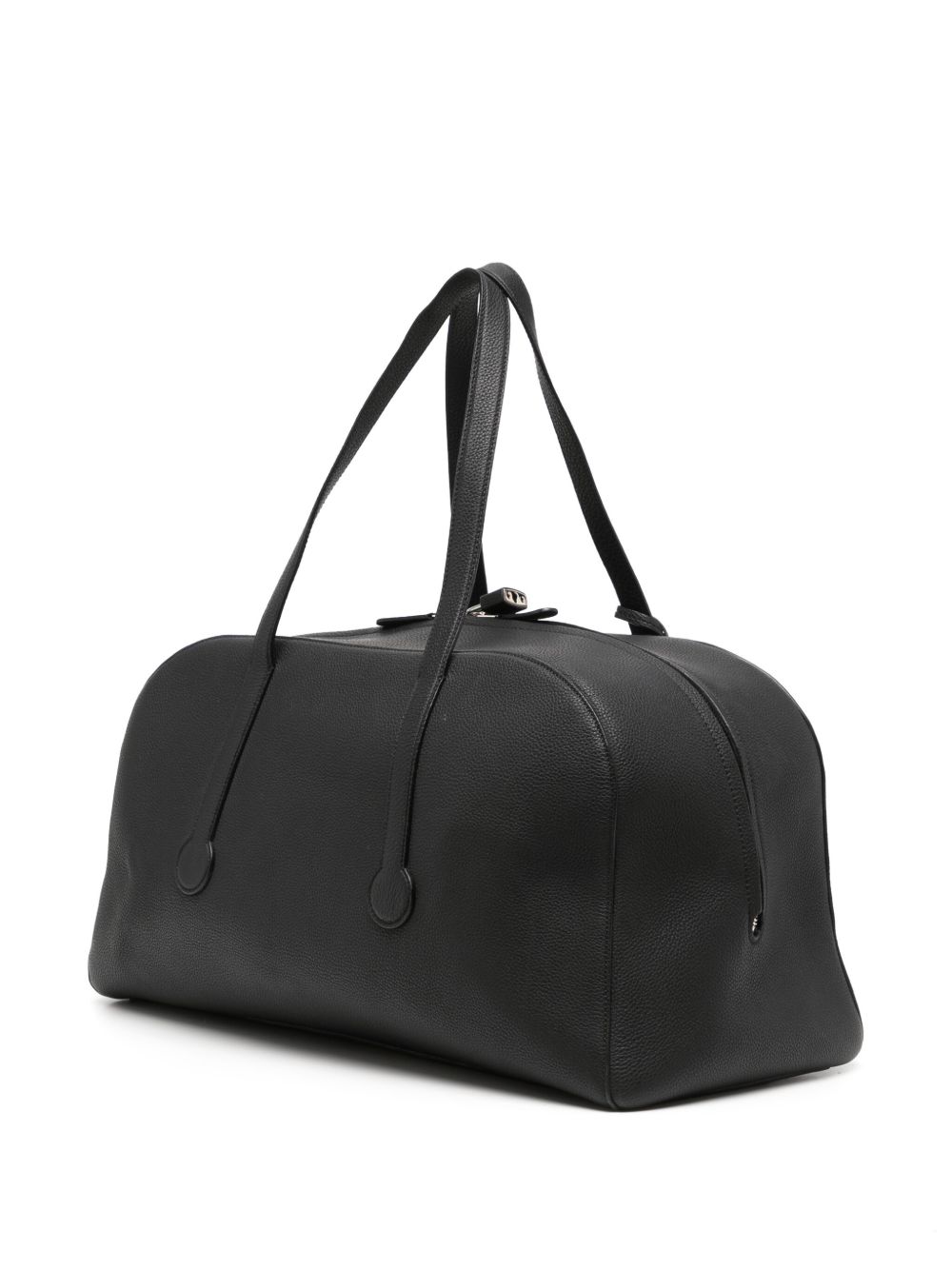 The Row Pre-Owned Gio Duffle leren weekendtas - Zwart