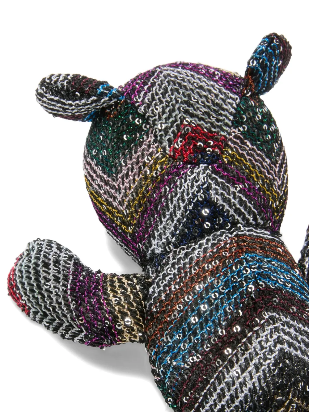 Missoni Home Bruno teddybeer verfraaid met pailletten Zwart