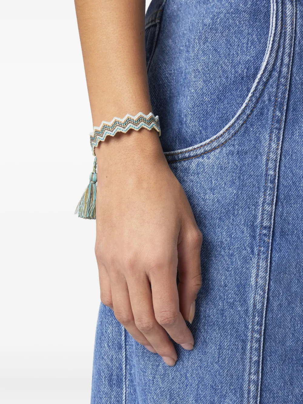 Missoni zigzag tasselled bracelet | Image 2