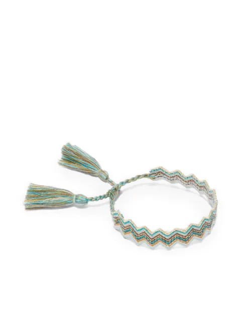 Missoni zigzag tasselled bracelet