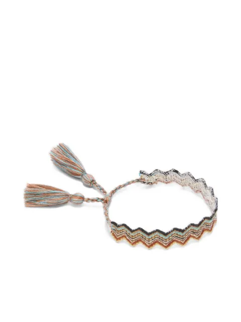 Missoni Home Holiday zig-zag tassel bracelet