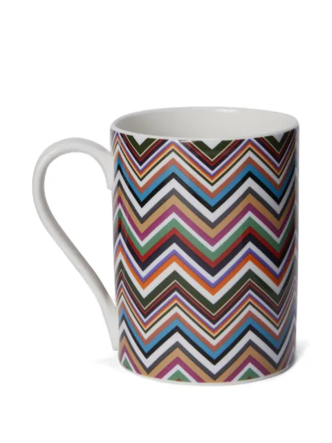 Missoni Home Holiday chevron-pattern mug