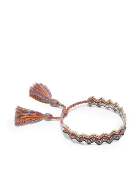 Missoni Home Holiday zig-zag tassel bracelet