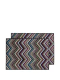 Missoni Home Zigzag-pattern placemats (set of two) - Multicolour