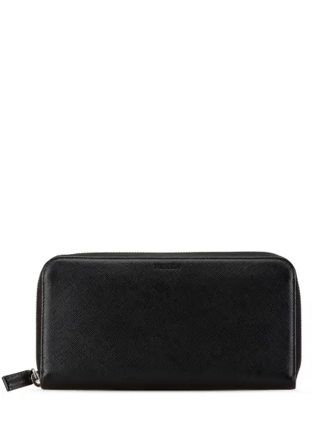 Prada Pre-Owned 2000-2023 Saffiano Zip Around Wallet long wallets
