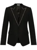 Alexander McQueen crystal-embellished blazer - Black