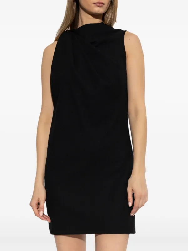 ワンピース ALEXANDER MCQUEEN WOOL MINI DRESS Alexander McQueen Wool Mini Dress | Black | FARFETCH HK
