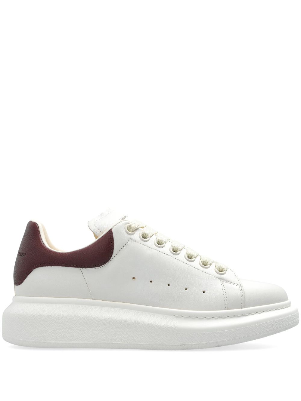 Alexander McQueen leather sneakers White