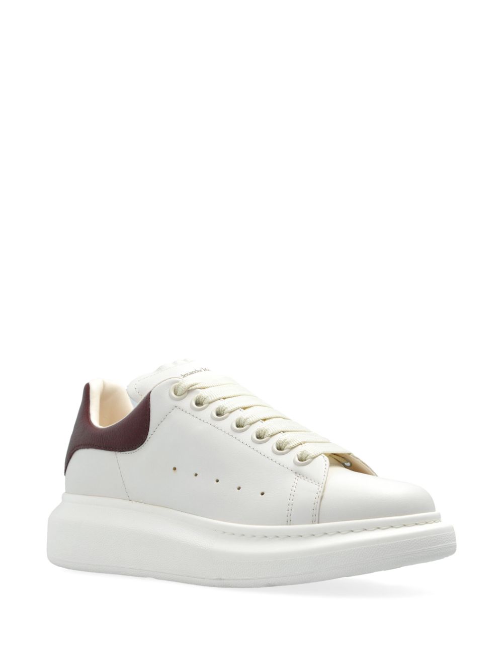 Alexander McQueen leather sneakers - Wit