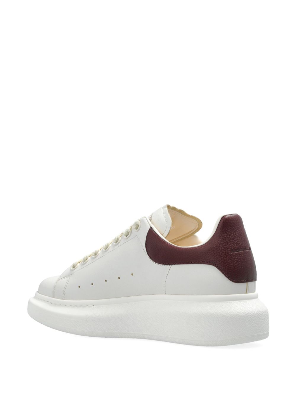 Alexander McQueen leather sneakers White