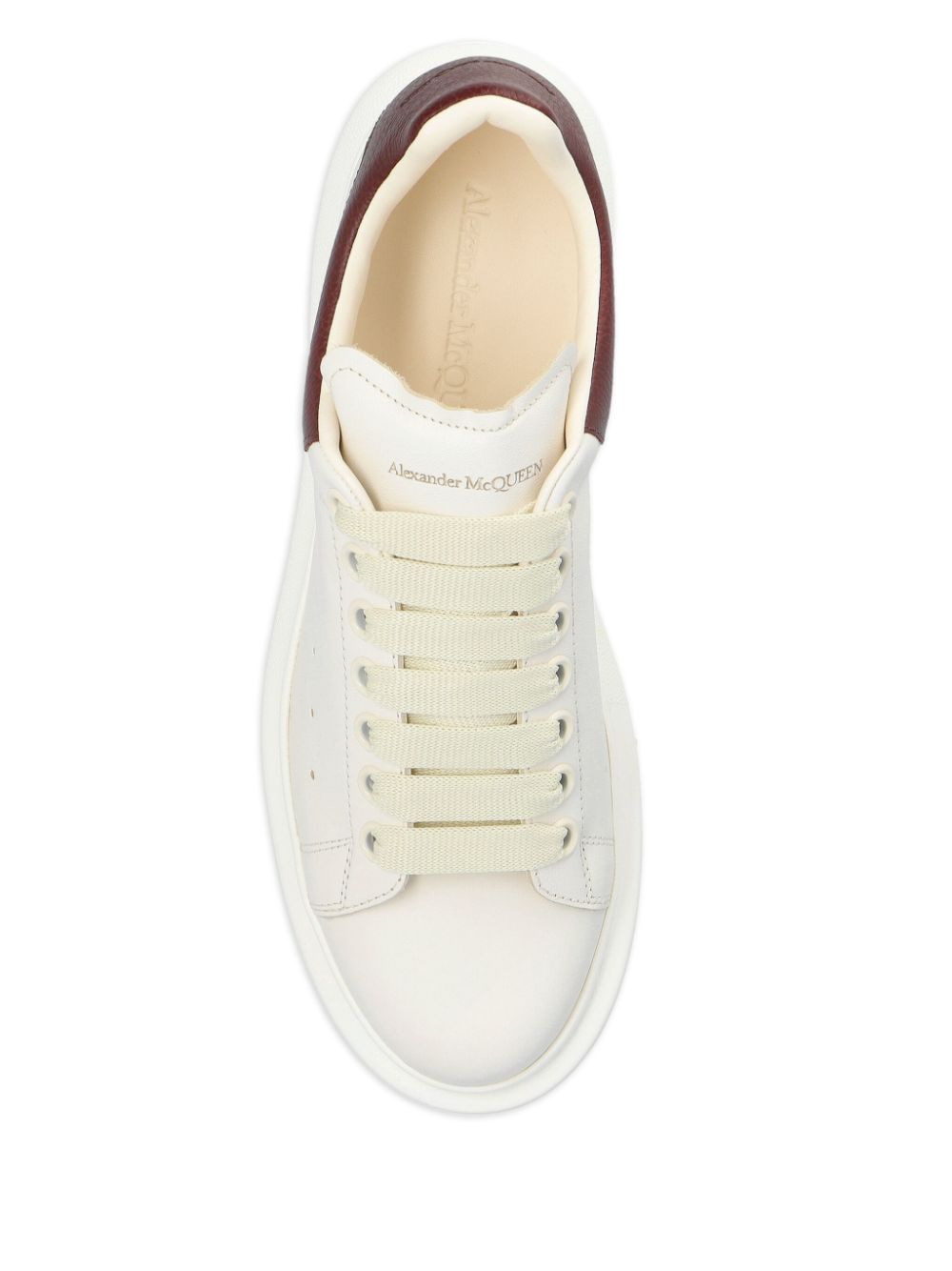 Alexander McQueen leather sneakers White