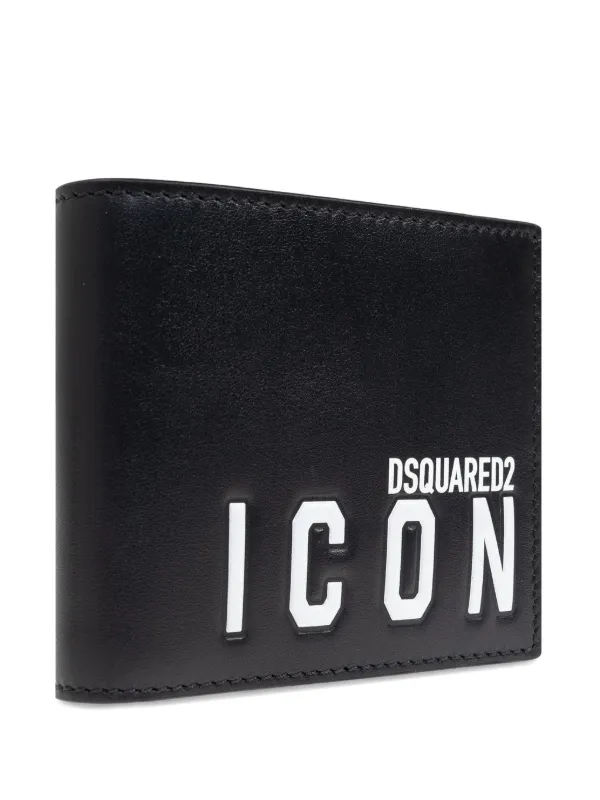 DSQUARED2 ICON 二つ折り財布 DSQUARED2 Icon 二つ折り財布 | ブラック | FARFETCH JP