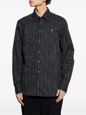 【Vivienne Westwood】 総柄 ネイビー グレー シャツ Vivienne Westwood】 総柄 ネイビー グレー シャツ - メルカリ
