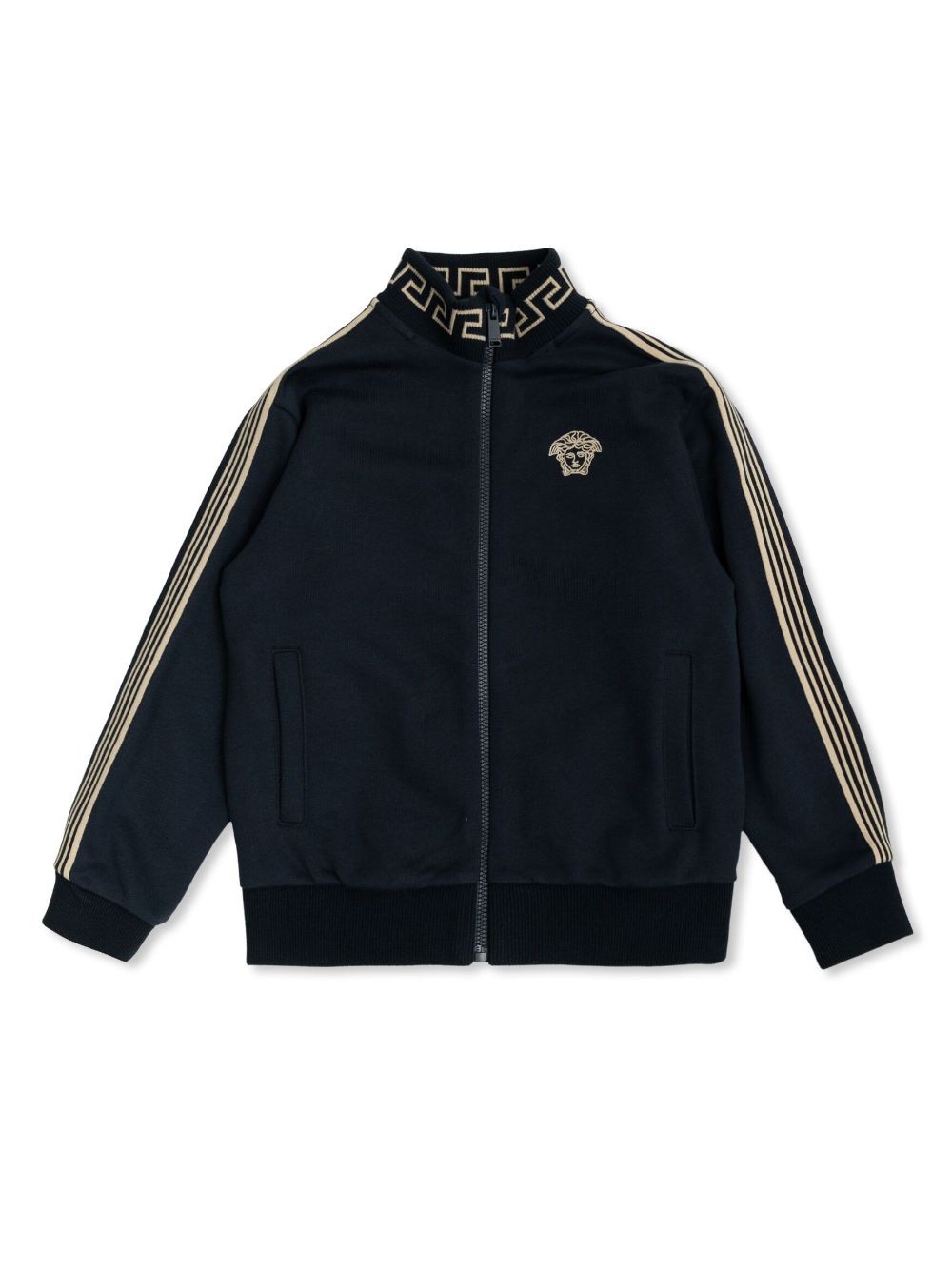 Versace Kids Medusa jack met rits Blauw