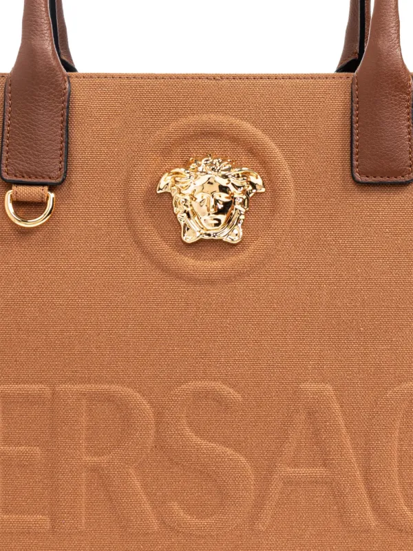 Versace La Medusa Tote Bag | Brown | FARFETCH