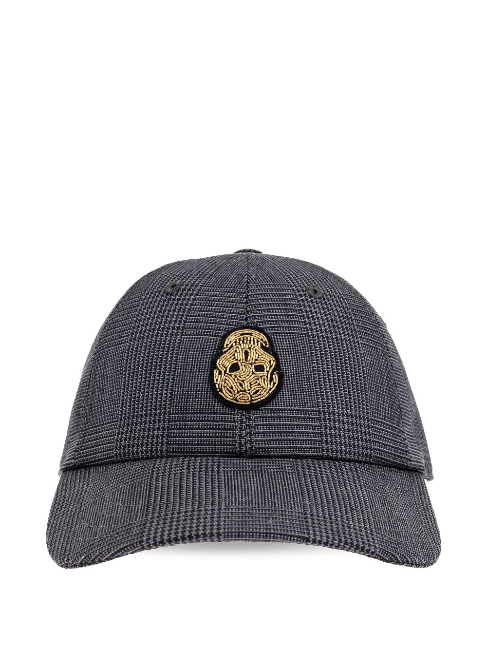 skull-appliqué cap