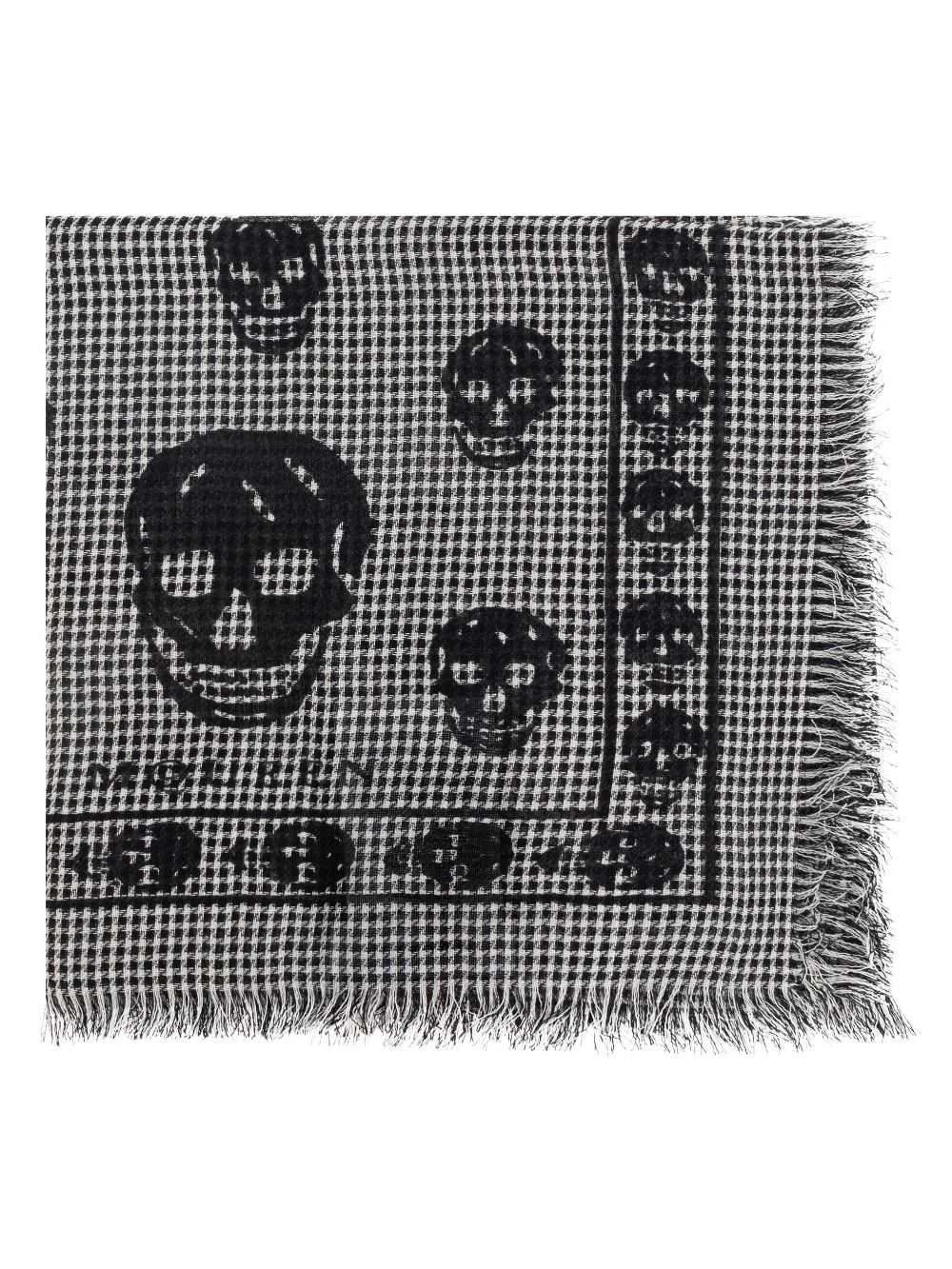 skull-print scarf