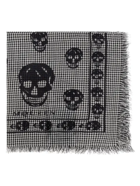 Alexander McQueen mascada con motivo Skull