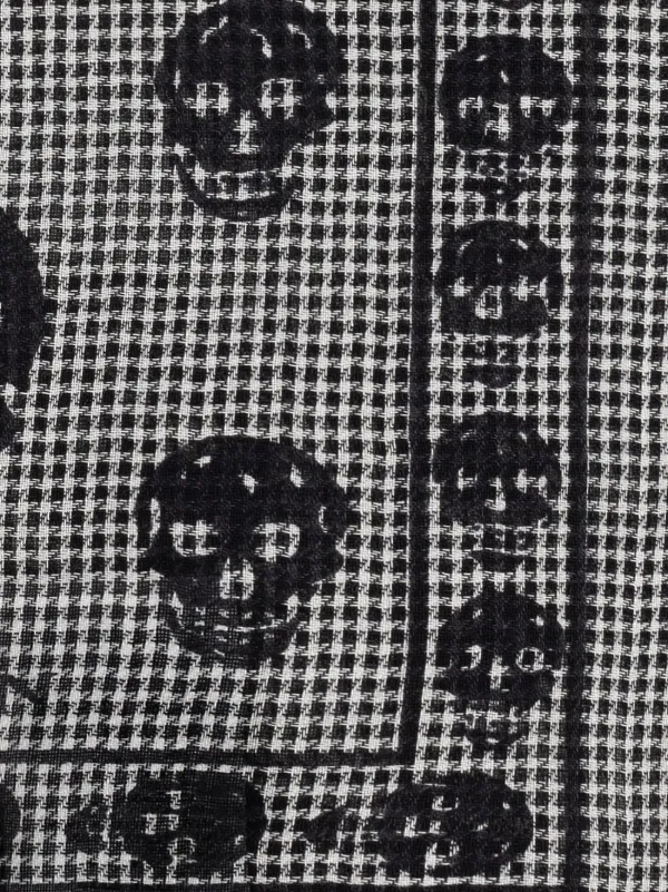 Alexander McQueen skull-print Scarf | Grey | FARFETCH ID Alexander McQueen skull-print Scarf | Grey | FARFETCH ID