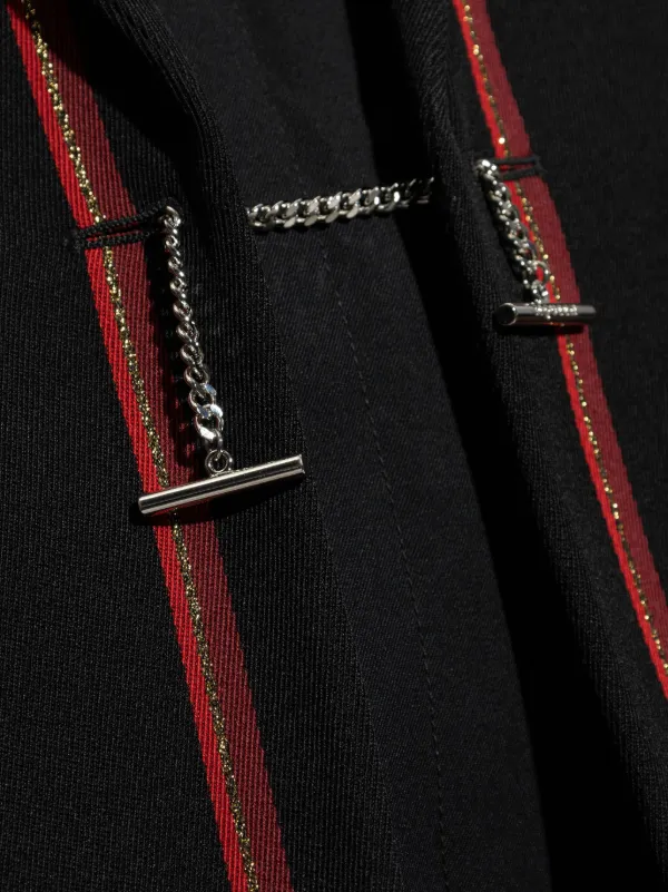Alexander McQueen ストライプ ジャケット | ブラック | FARFETCH JP