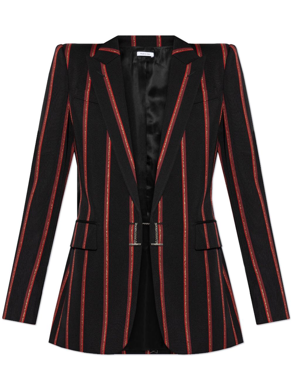 Alexander McQueen striped blazer - Black