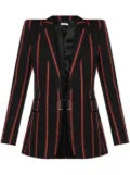 Alexander McQueen striped blazer - Black