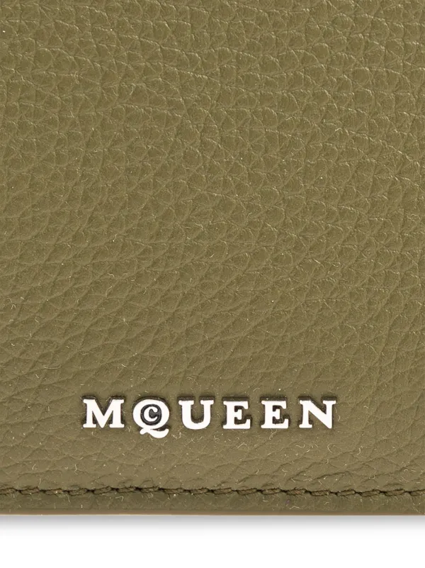 [Alexander McQueen] Gold Slings Card Holder - ☆送料込☆ Alexander McQueen Skull Metallic Card Holder | neimanmarcus