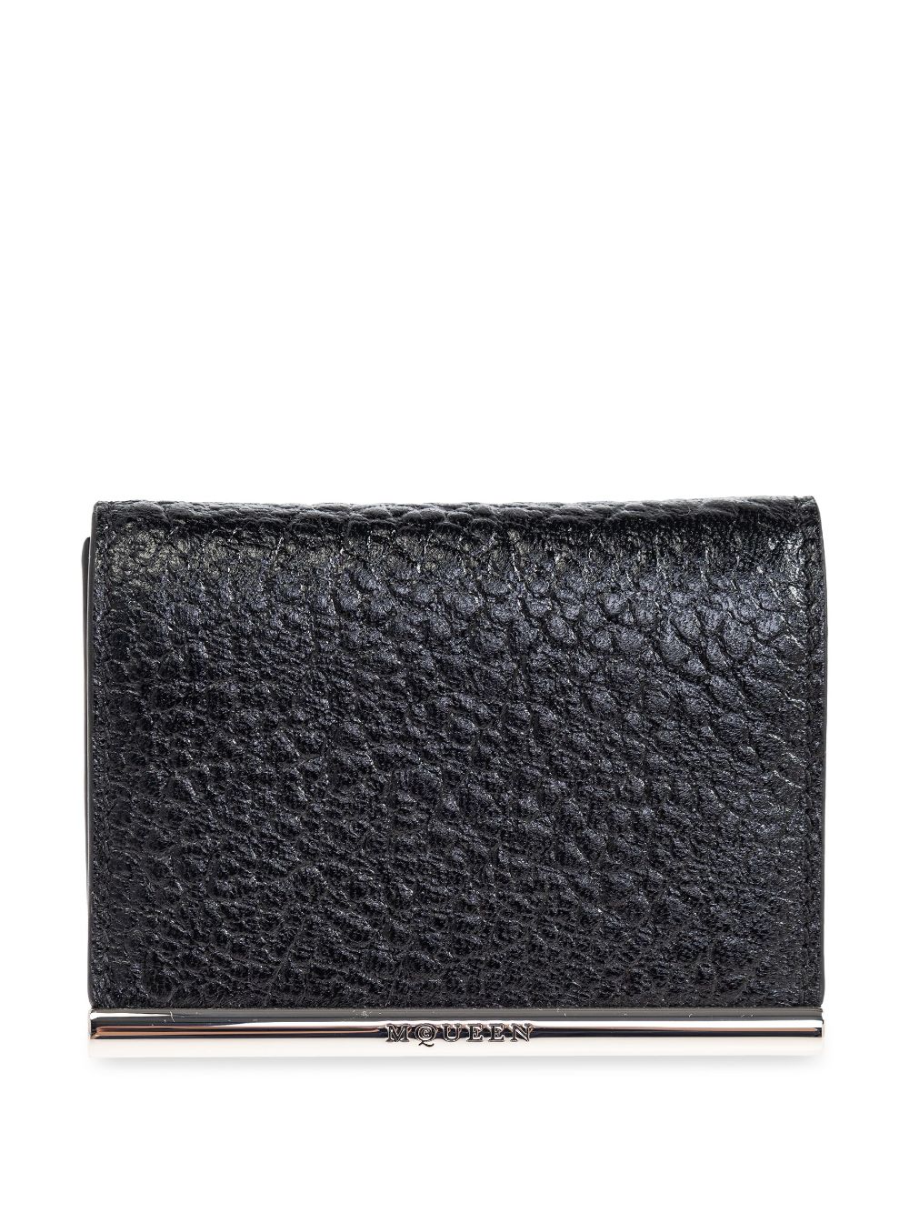 Alexander McQueen leather clutch bag Zwart