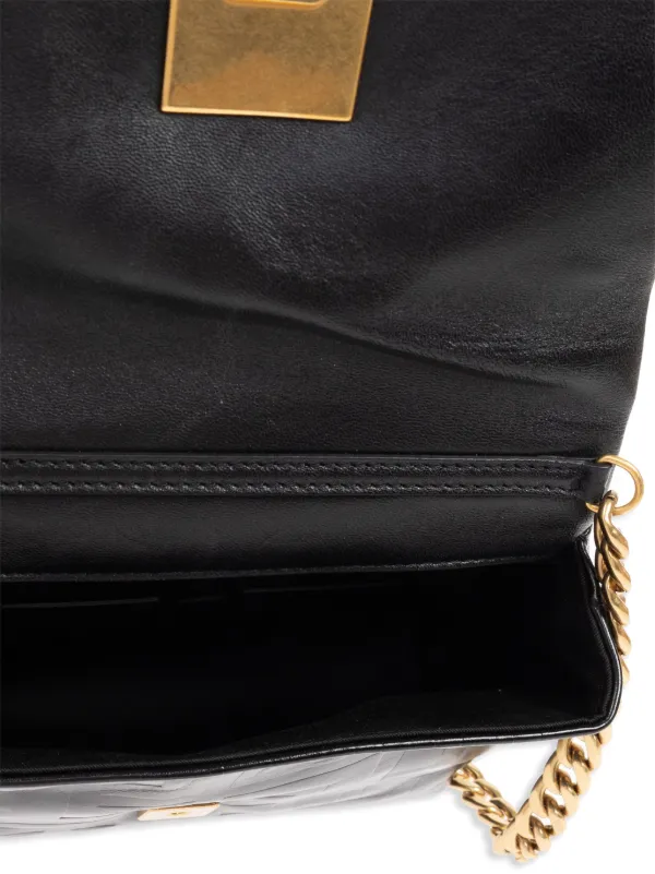Balmain logo-plaque Cross Body Bag | Black | FARFETCH