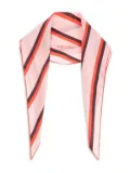 Alexander McQueen College Stripe scarf - Pink