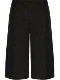 Alexander McQueen jacquard bermuda shorts - Black