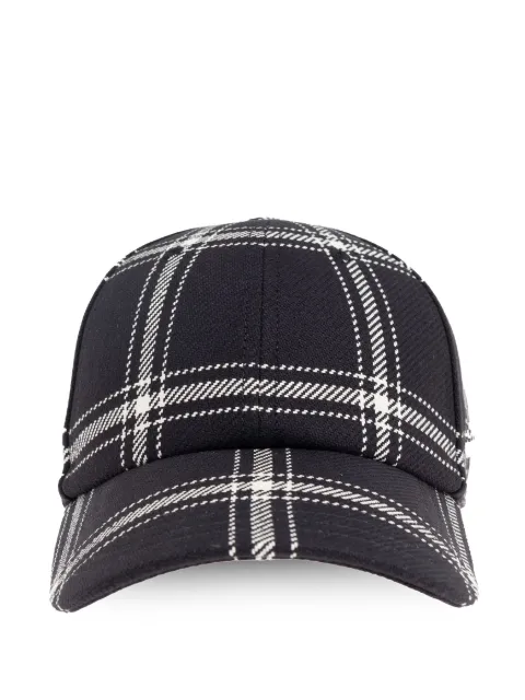 Alexander McQueen checked cap