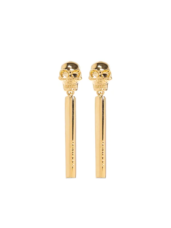ピアス Alexander Mcqueen Orecchini Skull Bar Alexander McQueen Orecchini Skull Bar | Oro | FARFETCH IT